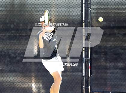 Thumbnail 3 in Plano West vs Lake Travis (UIL 6A Team Tennis Final) photogallery.