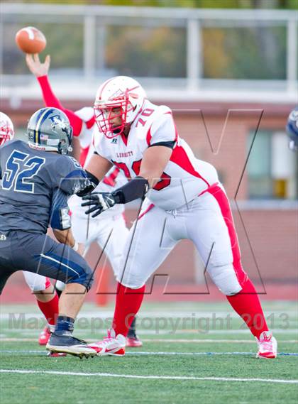 Thumbnail 3 in Burke Catholic vs. Liberty (Section 9 Class C Semifinal) photogallery.