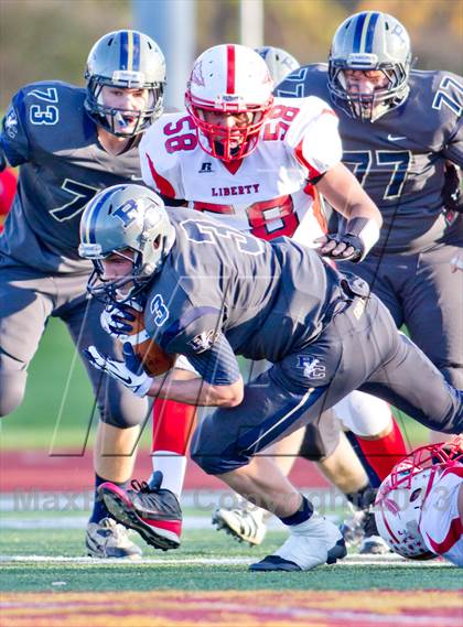 Thumbnail 1 in Burke Catholic vs. Liberty (Section 9 Class C Semifinal) photogallery.
