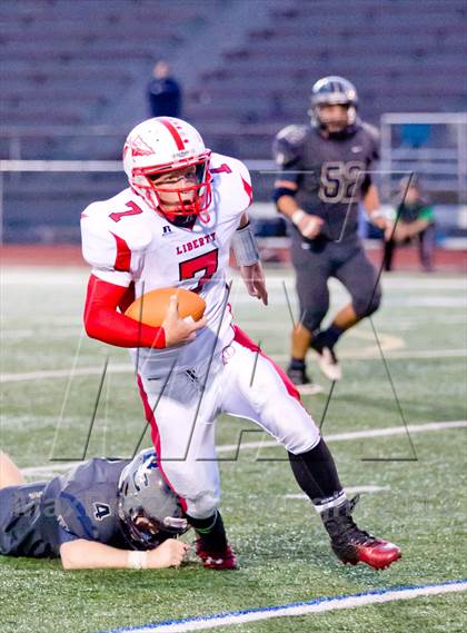 Thumbnail 1 in Burke Catholic vs. Liberty (Section 9 Class C Semifinal) photogallery.