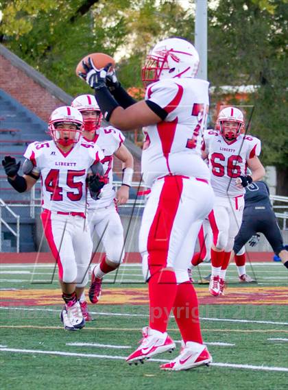 Thumbnail 1 in Burke Catholic vs. Liberty (Section 9 Class C Semifinal) photogallery.