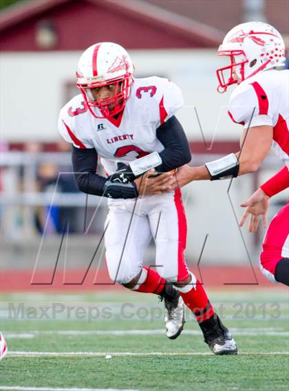 Thumbnail 2 in Burke Catholic vs. Liberty (Section 9 Class C Semifinal) photogallery.