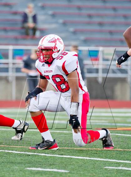 Thumbnail 2 in Burke Catholic vs. Liberty (Section 9 Class C Semifinal) photogallery.