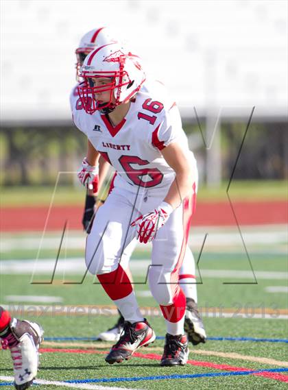 Thumbnail 1 in Burke Catholic vs. Liberty (Section 9 Class C Semifinal) photogallery.