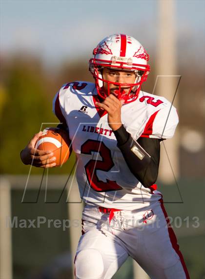 Thumbnail 2 in Burke Catholic vs. Liberty (Section 9 Class C Semifinal) photogallery.