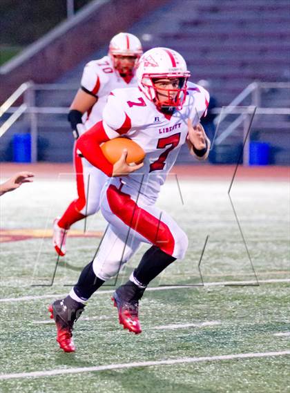 Thumbnail 3 in Burke Catholic vs. Liberty (Section 9 Class C Semifinal) photogallery.
