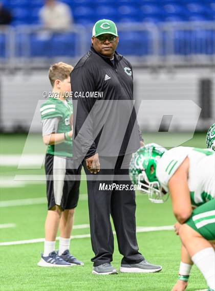 Thumbnail 3 in Wimberley vs Cuero UIL 4A D2 Regional Playoff photogallery.