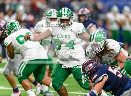 Thumbnail 3 in Wimberley vs Cuero UIL 4A D2 Regional Playoff photogallery.