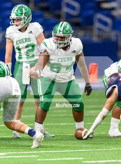 Thumbnail 3 in Wimberley vs Cuero UIL 4A D2 Regional Playoff photogallery.