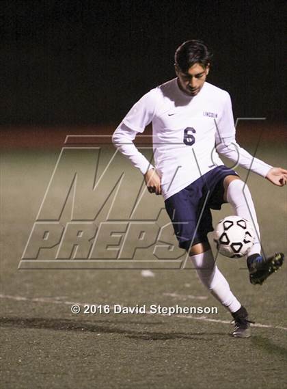 Thumbnail 3 in Everett Alvarez vs. Lincoln (CIF CCS D1 Final) photogallery.