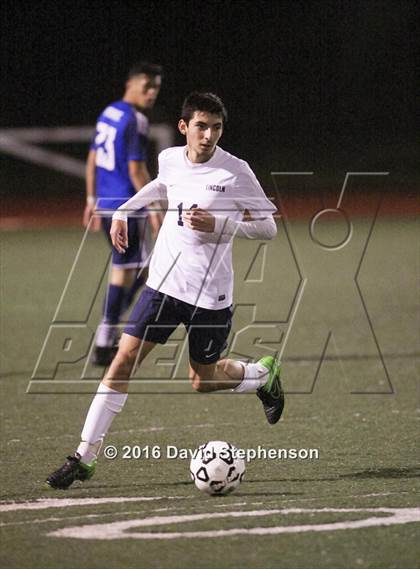 Thumbnail 2 in Everett Alvarez vs. Lincoln (CIF CCS D1 Final) photogallery.