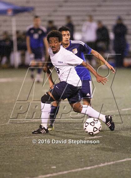 Thumbnail 1 in Everett Alvarez vs. Lincoln (CIF CCS D1 Final) photogallery.