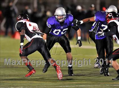 Thumbnail 1 in Rancho Cucamonga vs. Centennial (CIF SS Semifinal) photogallery.