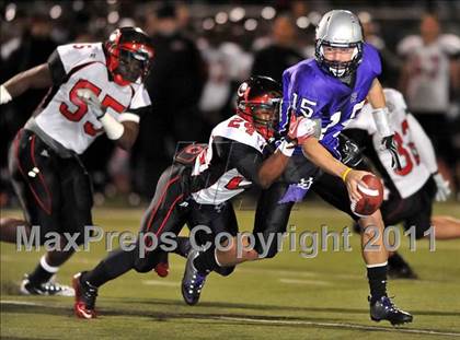 Thumbnail 2 in Rancho Cucamonga vs. Centennial (CIF SS Semifinal) photogallery.