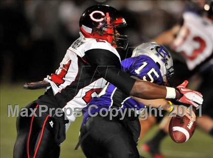 Thumbnail 1 in Rancho Cucamonga vs. Centennial (CIF SS Semifinal) photogallery.