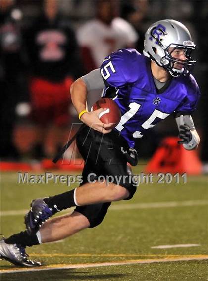Thumbnail 3 in Rancho Cucamonga vs. Centennial (CIF SS Semifinal) photogallery.