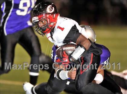 Thumbnail 2 in Rancho Cucamonga vs. Centennial (CIF SS Semifinal) photogallery.