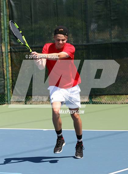 Thumbnail 1 in Jesuit vs Bellarmine (CIF NorCal Regional Tennis Tennis Championships) photogallery.