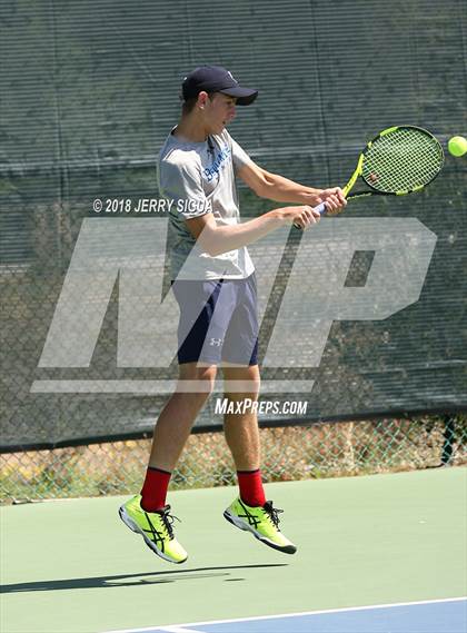 Thumbnail 1 in Jesuit vs Bellarmine (CIF NorCal Regional Tennis Tennis Championships) photogallery.