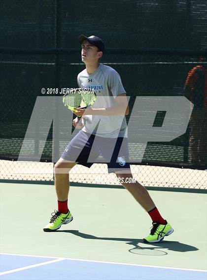 Thumbnail 1 in Jesuit vs Bellarmine (CIF NorCal Regional Tennis Tennis Championships) photogallery.