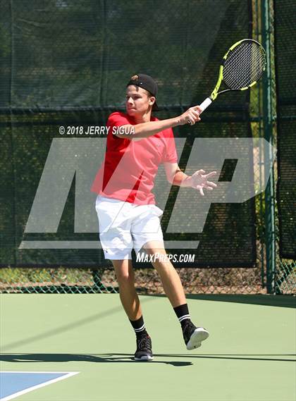 Thumbnail 1 in Jesuit vs Bellarmine (CIF NorCal Regional Tennis Tennis Championships) photogallery.