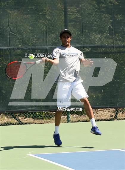 Thumbnail 1 in Jesuit vs Bellarmine (CIF NorCal Regional Tennis Tennis Championships) photogallery.