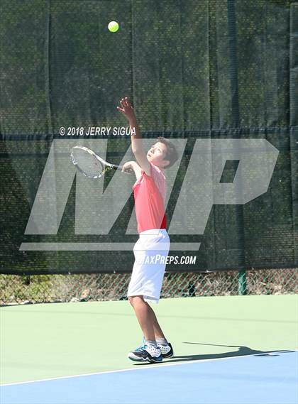 Thumbnail 1 in Jesuit vs Bellarmine (CIF NorCal Regional Tennis Tennis Championships) photogallery.