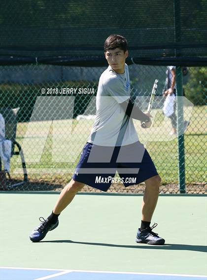 Thumbnail 1 in Jesuit vs Bellarmine (CIF NorCal Regional Tennis Tennis Championships) photogallery.