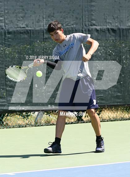 Thumbnail 1 in Jesuit vs Bellarmine (CIF NorCal Regional Tennis Tennis Championships) photogallery.