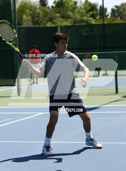 Thumbnail 3 in Jesuit vs Bellarmine (CIF NorCal Regional Tennis Tennis Championships) photogallery.