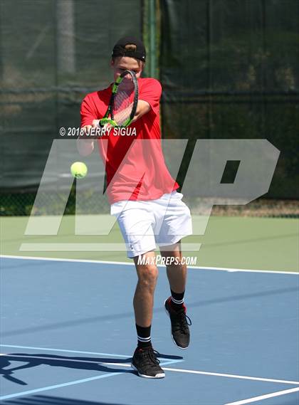Thumbnail 3 in Jesuit vs Bellarmine (CIF NorCal Regional Tennis Tennis Championships) photogallery.