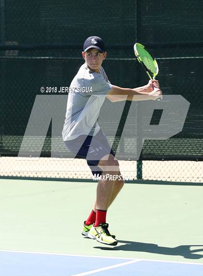 Thumbnail 1 in Jesuit vs Bellarmine (CIF NorCal Regional Tennis Tennis Championships) photogallery.