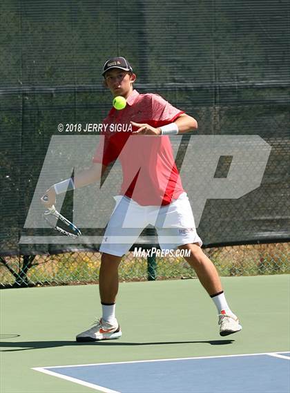 Thumbnail 1 in Jesuit vs Bellarmine (CIF NorCal Regional Tennis Tennis Championships) photogallery.