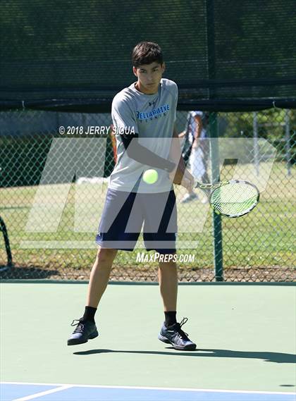 Thumbnail 2 in Jesuit vs Bellarmine (CIF NorCal Regional Tennis Tennis Championships) photogallery.