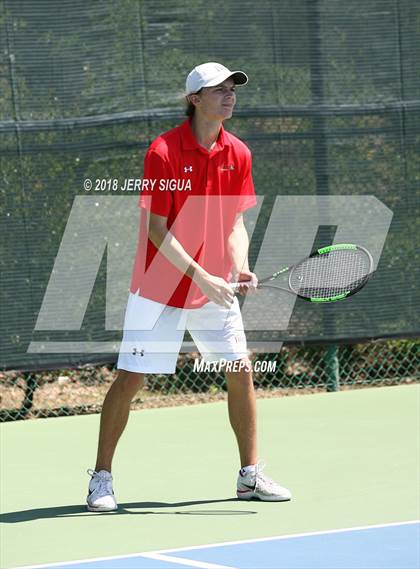 Thumbnail 3 in Jesuit vs Bellarmine (CIF NorCal Regional Tennis Tennis Championships) photogallery.