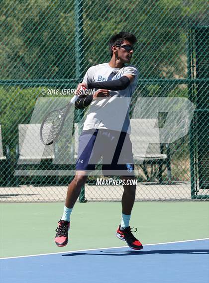 Thumbnail 3 in Jesuit vs Bellarmine (CIF NorCal Regional Tennis Tennis Championships) photogallery.