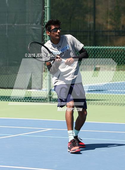 Thumbnail 3 in Jesuit vs Bellarmine (CIF NorCal Regional Tennis Tennis Championships) photogallery.
