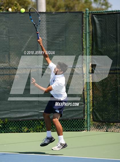 Thumbnail 3 in Jesuit vs Bellarmine (CIF NorCal Regional Tennis Tennis Championships) photogallery.
