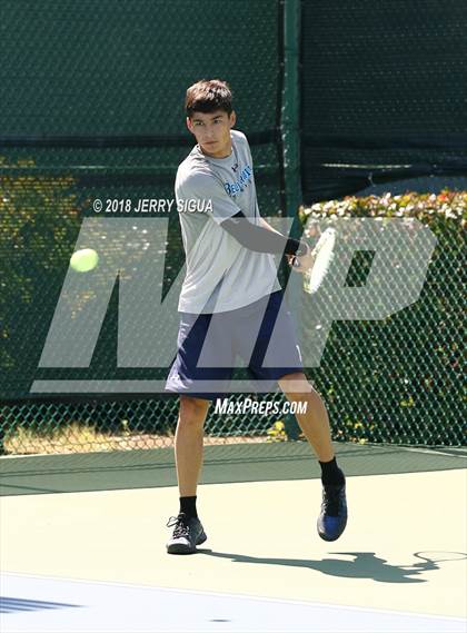 Thumbnail 1 in Jesuit vs Bellarmine (CIF NorCal Regional Tennis Tennis Championships) photogallery.