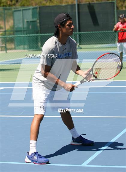 Thumbnail 2 in Jesuit vs Bellarmine (CIF NorCal Regional Tennis Tennis Championships) photogallery.