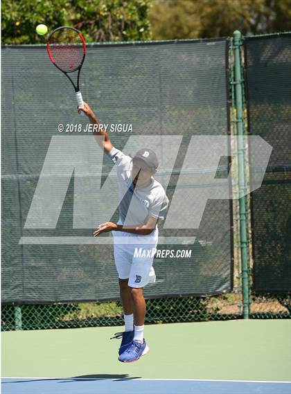 Thumbnail 3 in Jesuit vs Bellarmine (CIF NorCal Regional Tennis Tennis Championships) photogallery.