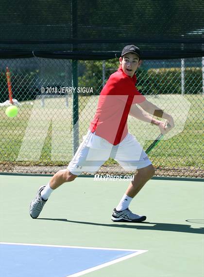 Thumbnail 3 in Jesuit vs Bellarmine (CIF NorCal Regional Tennis Tennis Championships) photogallery.