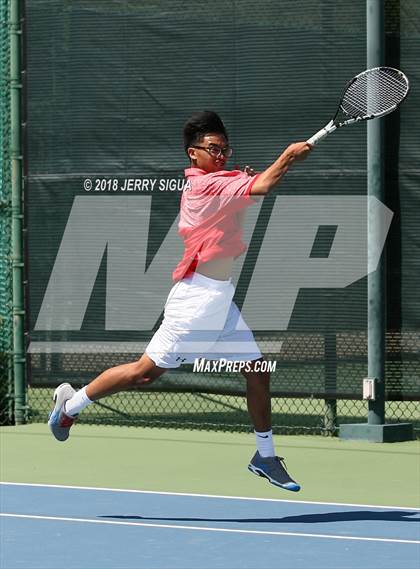 Thumbnail 1 in Jesuit vs Bellarmine (CIF NorCal Regional Tennis Tennis Championships) photogallery.