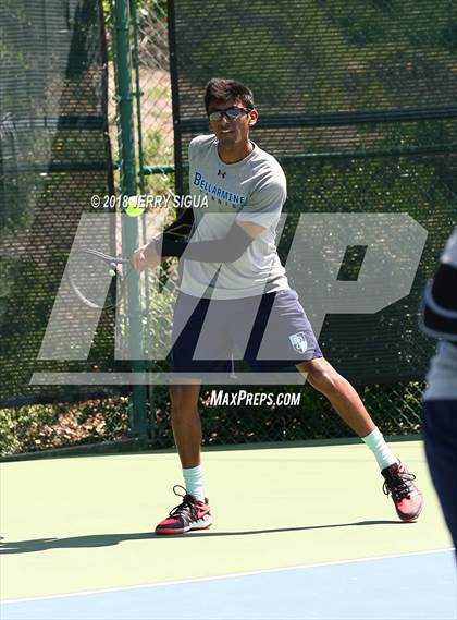 Thumbnail 1 in Jesuit vs Bellarmine (CIF NorCal Regional Tennis Tennis Championships) photogallery.
