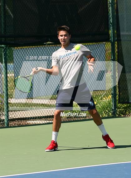Thumbnail 1 in Jesuit vs Bellarmine (CIF NorCal Regional Tennis Tennis Championships) photogallery.