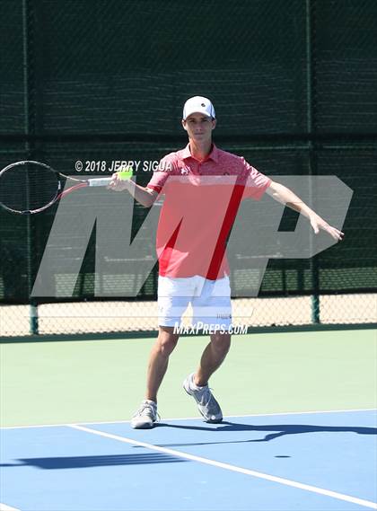 Thumbnail 1 in Jesuit vs Bellarmine (CIF NorCal Regional Tennis Tennis Championships) photogallery.