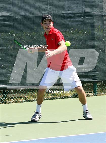 Thumbnail 1 in Jesuit vs Bellarmine (CIF NorCal Regional Tennis Tennis Championships) photogallery.