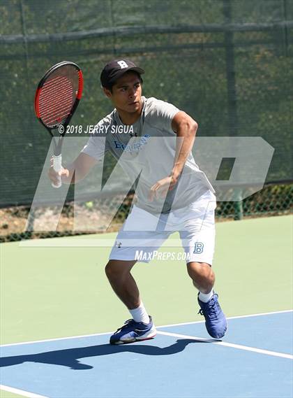 Thumbnail 3 in Jesuit vs Bellarmine (CIF NorCal Regional Tennis Tennis Championships) photogallery.