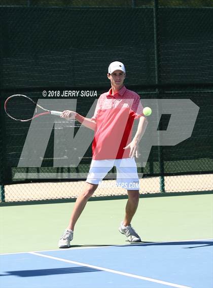 Thumbnail 3 in Jesuit vs Bellarmine (CIF NorCal Regional Tennis Tennis Championships) photogallery.