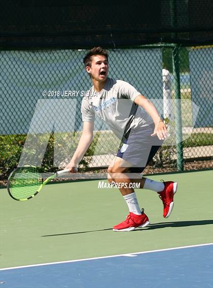 Thumbnail 1 in Jesuit vs Bellarmine (CIF NorCal Regional Tennis Tennis Championships) photogallery.